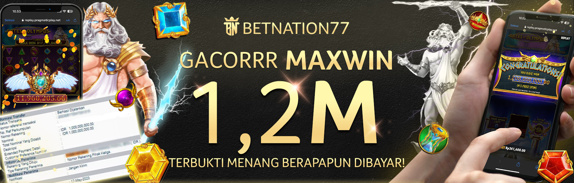 TERBUKTI MENANG BERAPAPUN DI BAYAR!