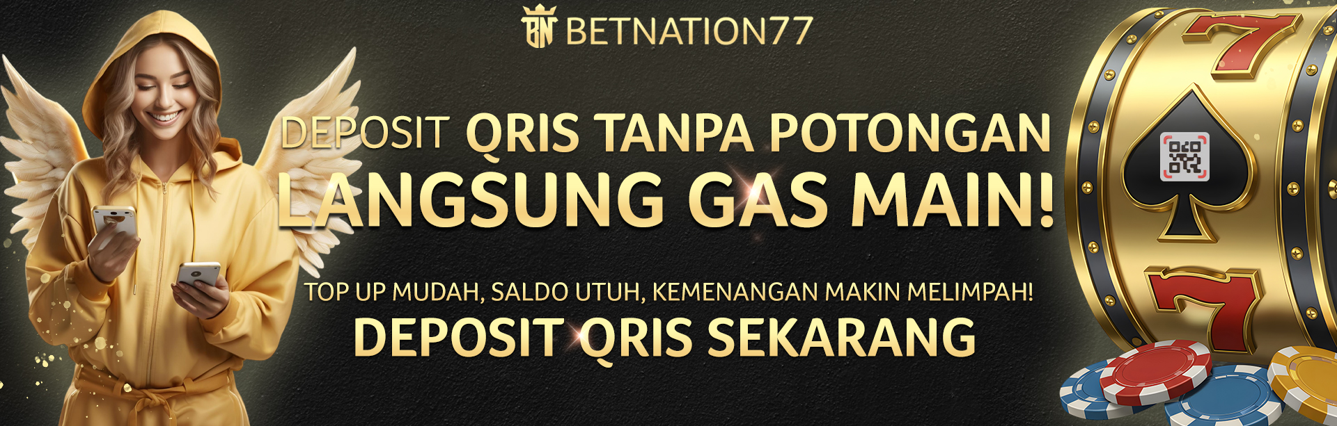 DEPOSIT QRIS TANPA POTONGAN, LANGSUNG GAS MAIN!