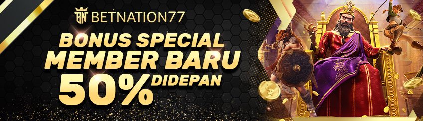 BONUS MEMBER BARU 50% DIDEPAN