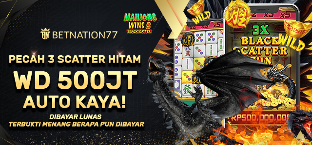 MELEDAK 500JT 3 SCATTER HITAM