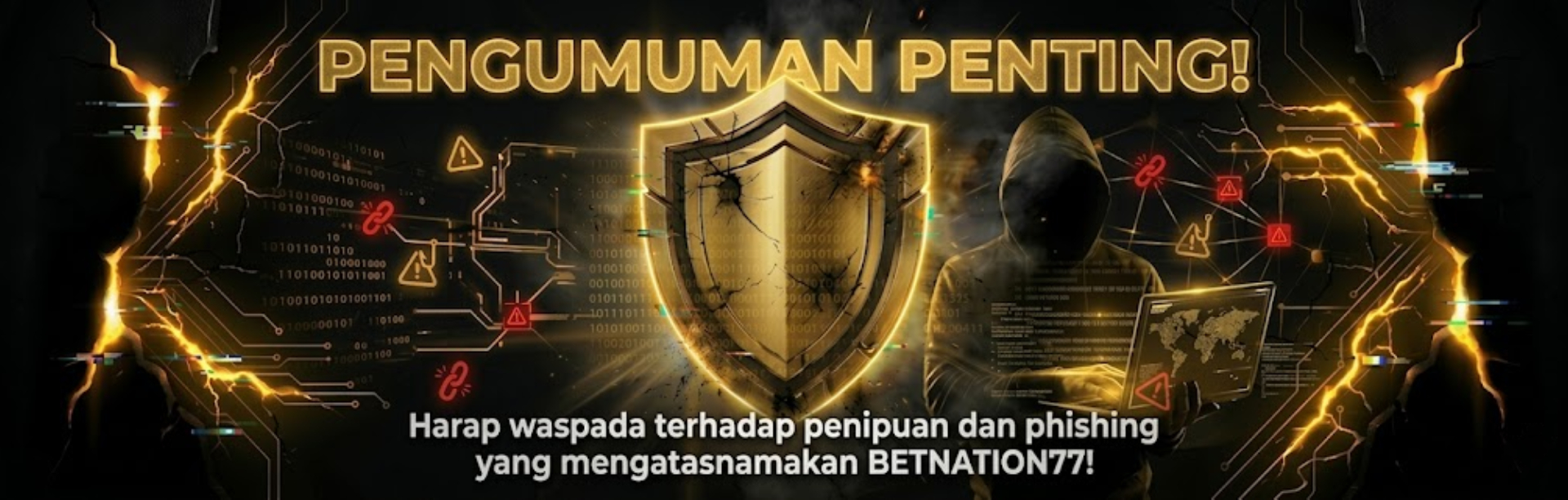 HATI-HATI TERHADAP PENIPUAN MENGATASNAMAKAN SITUS BETNATION77