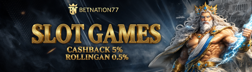 SLOT GAMES CASHBACK 5% + ROLLINGAN 0.5%