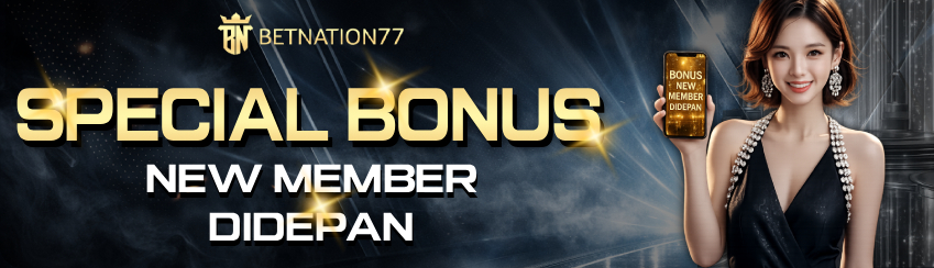 BONUS MEMBER BARU 50% DIDEPAN